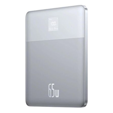 Baseus 7,3mm Ultra İnce Süper Şarj Akım Korumalı 65W 12000 mAh Powerbank Macbook İphone İpad Şarj