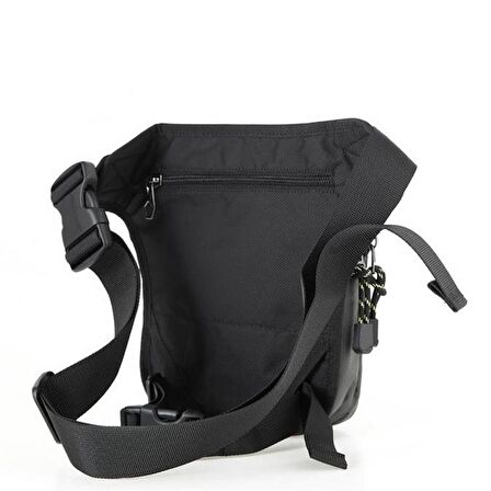 Ççs 31186 Motosiklet Bel Bacak Çanta Gri