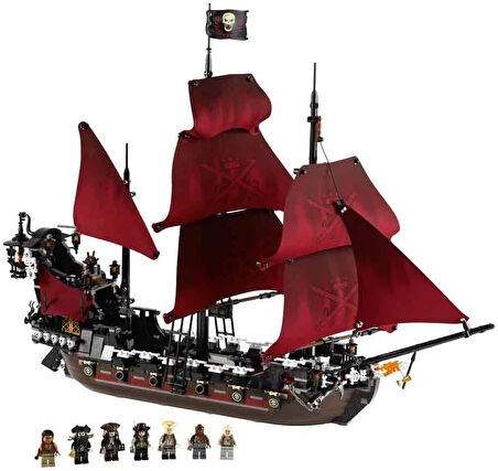 LEGO 4195 Pirates of the Carribbean Queen Anne yapılır Revenge 