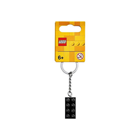 LEGO 853992  Classic 2x4 Metalik Siyah Anahtarlık