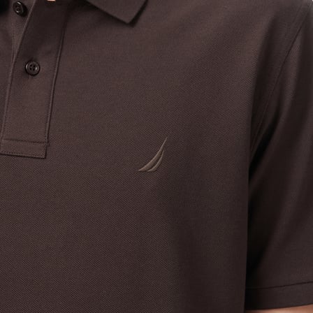 Nautica Erkek Kahverengi Regular Fit Polo Yaka T-Shirt