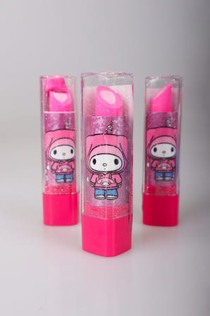 "DEKOMUS ISLAK MENDİL HEDİYELİ" LİSANSLI MY MELODY "TEK ADET" RUJ SİLGİ