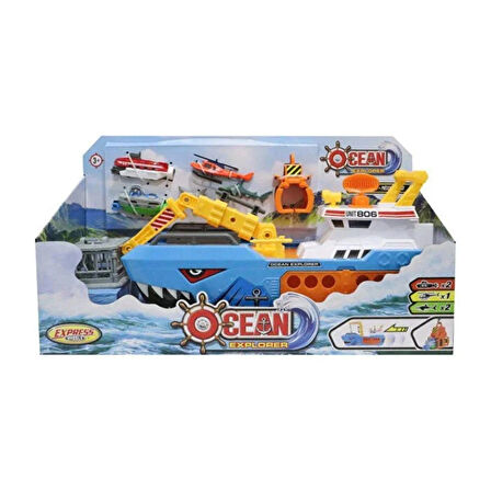 MEGA OYUNCAK EXPRESS WHEELS OCEAN EXPLORER PLAYSET OKYANUS KEŞFİ