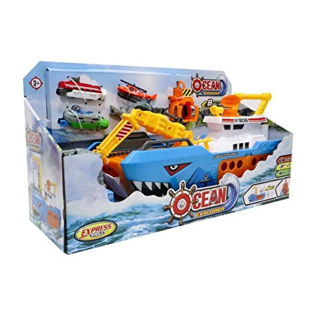 MEGA OYUNCAK EXPRESS WHEELS OCEAN EXPLORER PLAYSET OKYANUS KEŞFİ