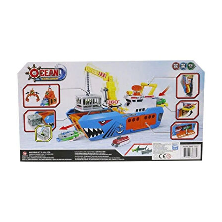 MEGA OYUNCAK EXPRESS WHEELS OCEAN EXPLORER PLAYSET OKYANUS KEŞFİ