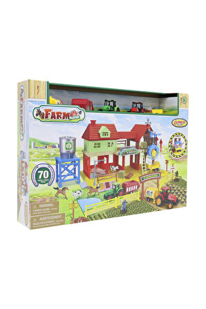 Gerçekçi 70 Parça Çiftlik Oyun Seti – Minik Çiftçilere Büyük Dünya!