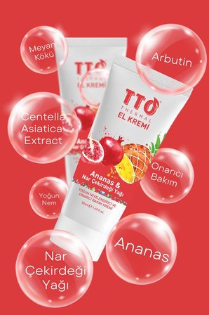 TTO Thermal Ananas & Nar Çekirdeği Yağı El Kremi 50 ml