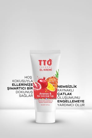 TTO Thermal Ananas & Nar Çekirdeği Yağı El Kremi 50 ml
