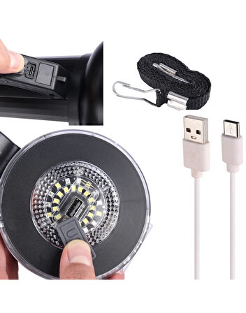 WATTON WT-415 GT LED TAŞINABİLİR GÜNEŞ SOLAR LEDLİ FENER