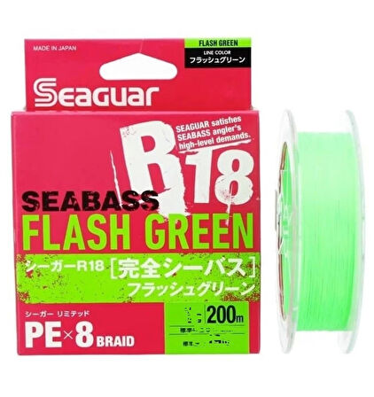 Seaguar Flash Green PE 0.6 150mt Açık Yeşil 8kat Örgü İp Misina