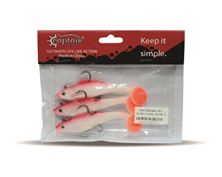 Levrek Turna Silikonu Captaın Cracker Soft 10 Cm 3 Lü Pk Renk : 2
