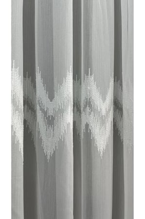 Nakışlı Bamboo İşlemeli Güpürlü Her Odaya Uygun Tül Perde 1/3 Pileli