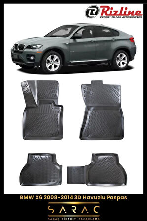 Rizline BMW X6 2010 Model 3D Havuzlu Paspas