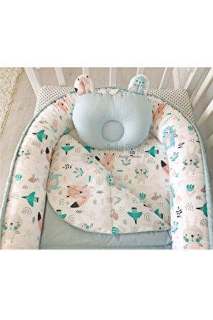 Nest Sevimli Hayvanlar Tasarım Lüx Ortopedik Jaju-babynest Anne Yanı Yatak