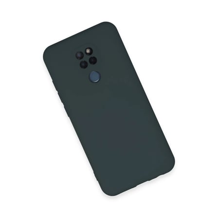 General Mobile GM 20 Kılıf Nano içi Kadife Silikon - Koyu Yeşil
