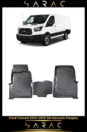 Ford Transit 2017 Model Araca Özel 3d Havuzlu Paspas