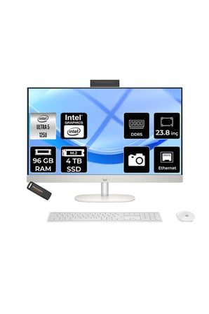 Proone 240 G10 Core Ultra 5 125U 96GB RAM 4TB SSD 23.8" FHD FreeDOS A54Z6ETPN340 All In One Bilgisayar + Per4 USB