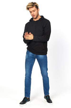 Twenty3 Erkek Basic Kapşonlu Kanguru Cep Sweat Shirt