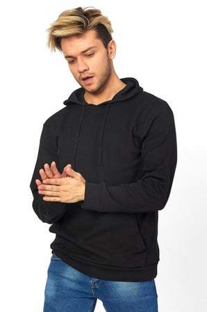 Twenty3 Erkek Basic Kapşonlu Kanguru Cep Sweat Shirt