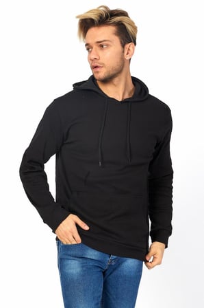 Twenty3 Erkek Basic Kapşonlu Kanguru Cep Sweat Shirt