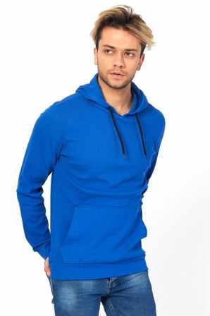 Twenty3 Erkek Basic Kapşonlu Kanguru Cep Sweat Shirt