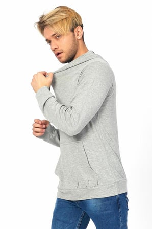 Twenty3 Erkek Basic Kapşonlu Kanguru Cep Sweat Shirt