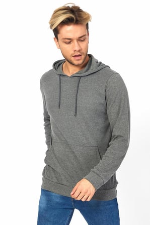 Twenty3 Erkek Basic Kapşonlu Kanguru Cep Sweat Shirt