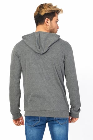 Twenty3 Erkek Basic Kapşonlu Kanguru Cep Sweat Shirt