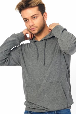 Twenty3 Erkek Basic Kapşonlu Kanguru Cep Sweat Shirt