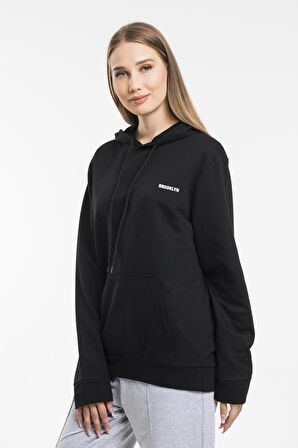 SPR21K61Baskılı Kapş.Kanguru Cepli Sweatshirt