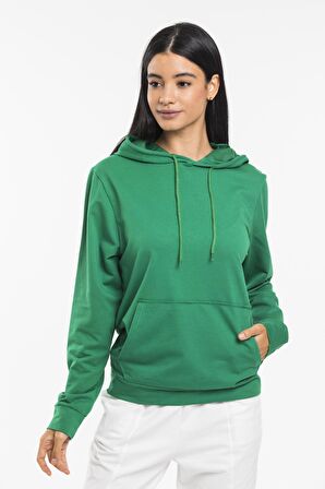 SPR21K55 Kadın Kapş. Kanguru Cepli Sweatshirt