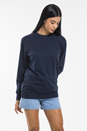 SPR21K30 Kadın Bisiklet Yaka Sweatshirt