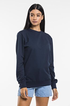 SPR21K30 Kadın Bisiklet Yaka Sweatshirt