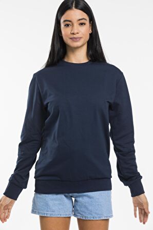 SPR21K30 Kadın Bisiklet Yaka Sweatshirt