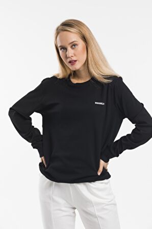 SPR21K18 Kadın Bisiklet Yaka Sweatshirt