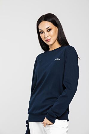 SPR21K18 Kadın Bisiklet Yaka Sweatshirt