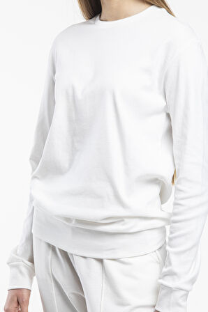 Süperlife Kadın Bisiklet Yaka Regular Fit Sweatshirt spr21k17