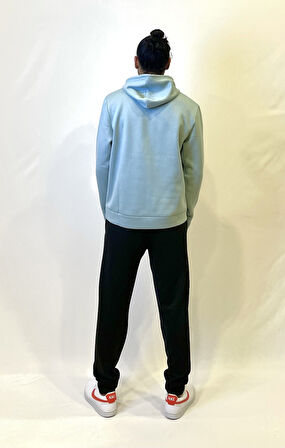 Süperlife Kapşonlu Uzun Kollu Baskılı Dar Kalıp İnce Erkek Sweatshirt SPR 2019K61