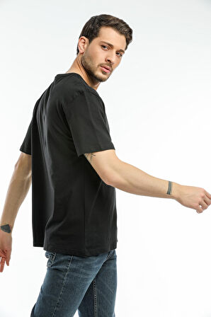 SPR21Y27 Oversize BROOKLYN Baskılı Tshırt