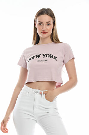 SPR21Y15 Newyork Baskılı T-Shirt