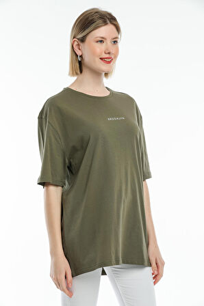 SPR21YK27 Oversize Brookyln Baskıl Tshırt