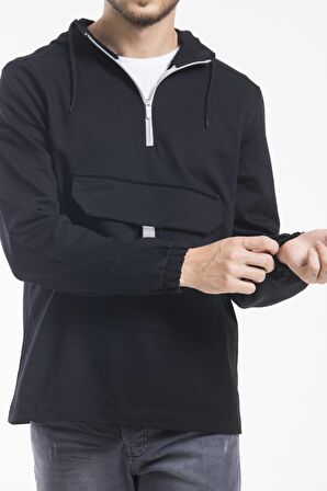 SPR 20K52 Erkek Yarım Fermuarlı Sweat