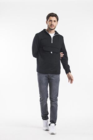 SPR 20K52 Erkek Yarım Fermuarlı Sweat