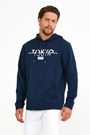 SPR22SW164 Kapşonlu Tokyo Baskılı Sweat