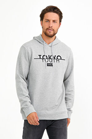 SPR22SW164 Kapşonlu Tokyo Baskılı Sweat