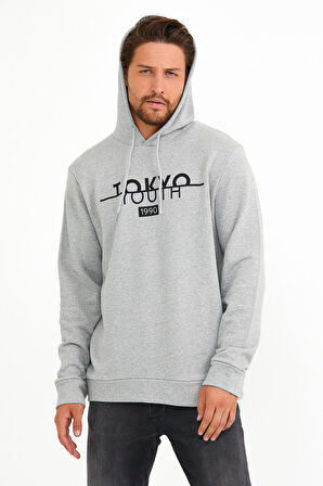 SPR22SW164 Kapşonlu Tokyo Baskılı Sweat