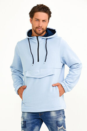 SPR22SW171 Yarım Ferm.Kargo Cepli Sweat