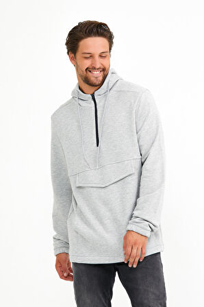 SPR22SW171 Yarım Ferm.Kargo Cepli Sweat