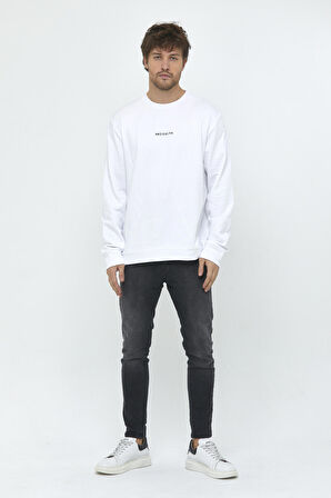 SPR22SW132 Bisiklet Yaka Brooklyn Baskılı