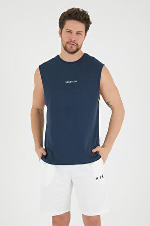 spr22ts122 Bisiklet Yaka Brooklyn Nakışlı Tshırt